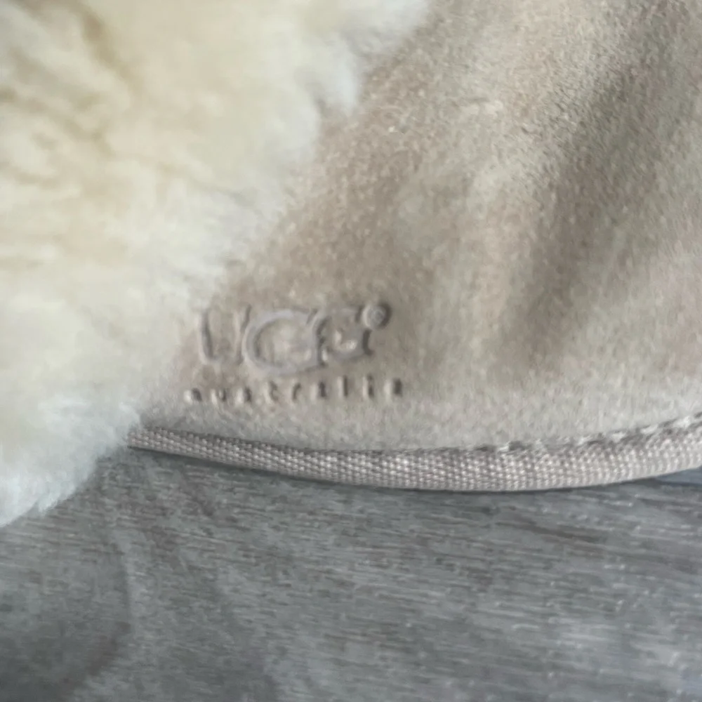UGG Tan Sheepskin Slippers - Picture 7 of 10